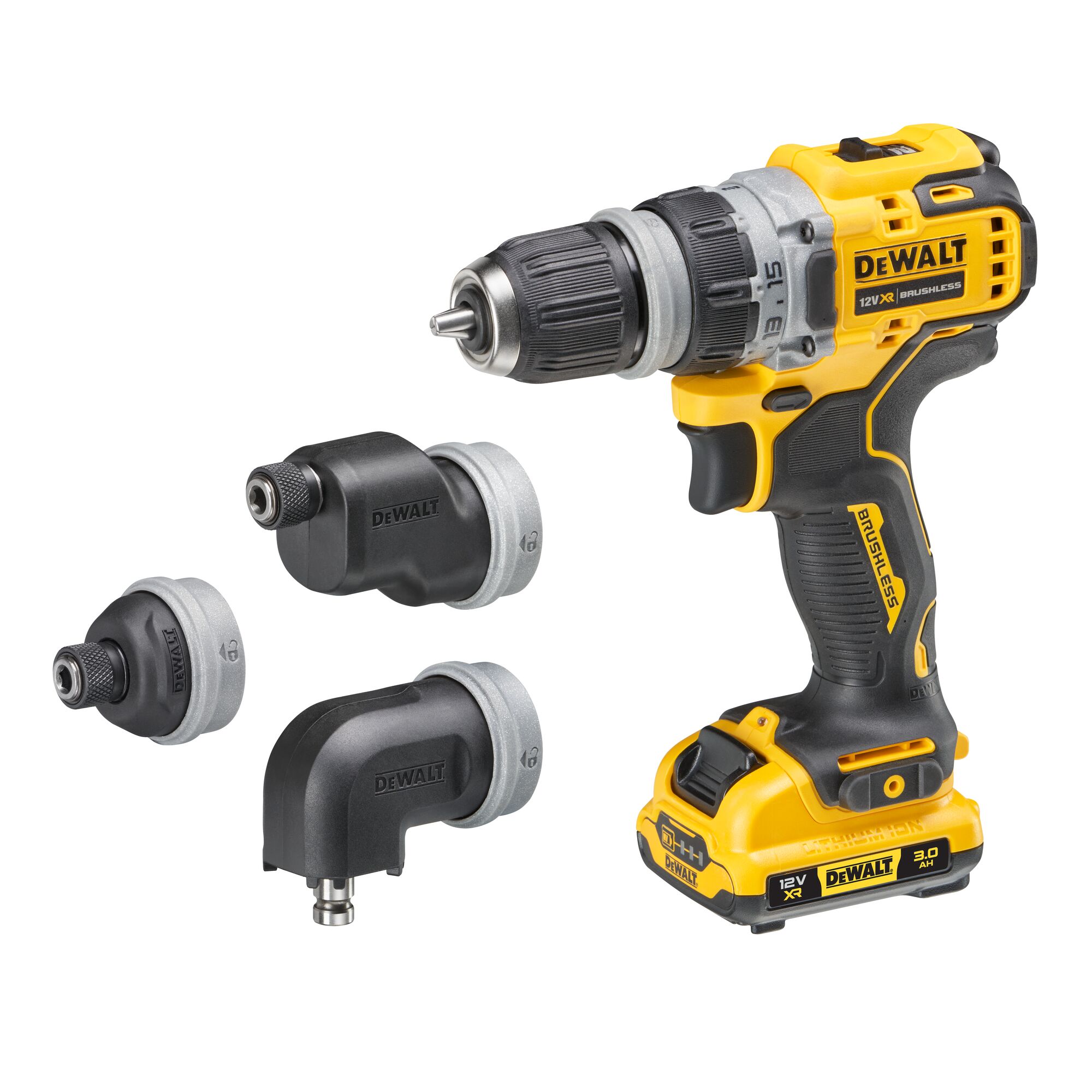 12V XR Multi Head Drill Driver 2 X 3Ah DEWALT