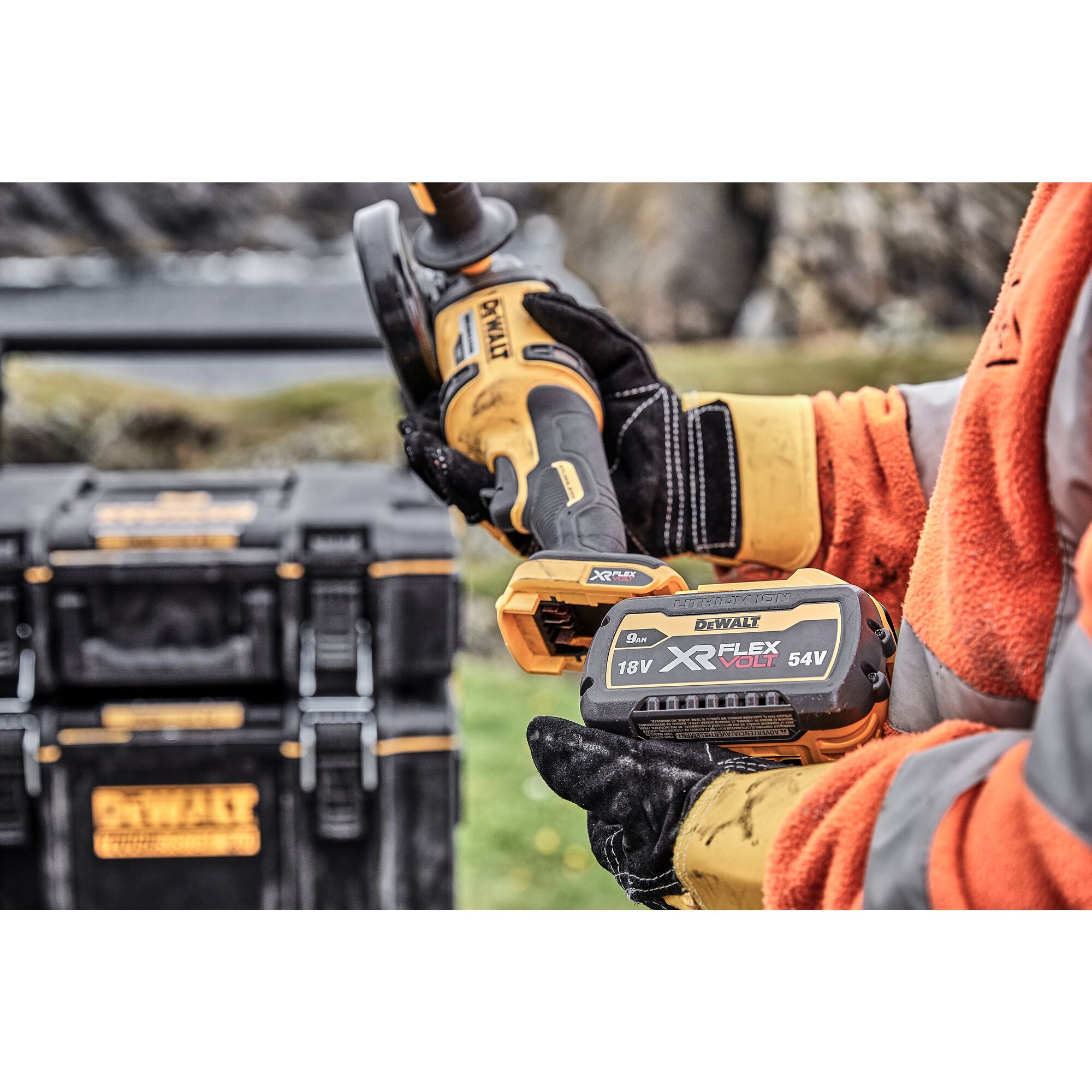 Dewalt 9 cheap inch cordless grinder