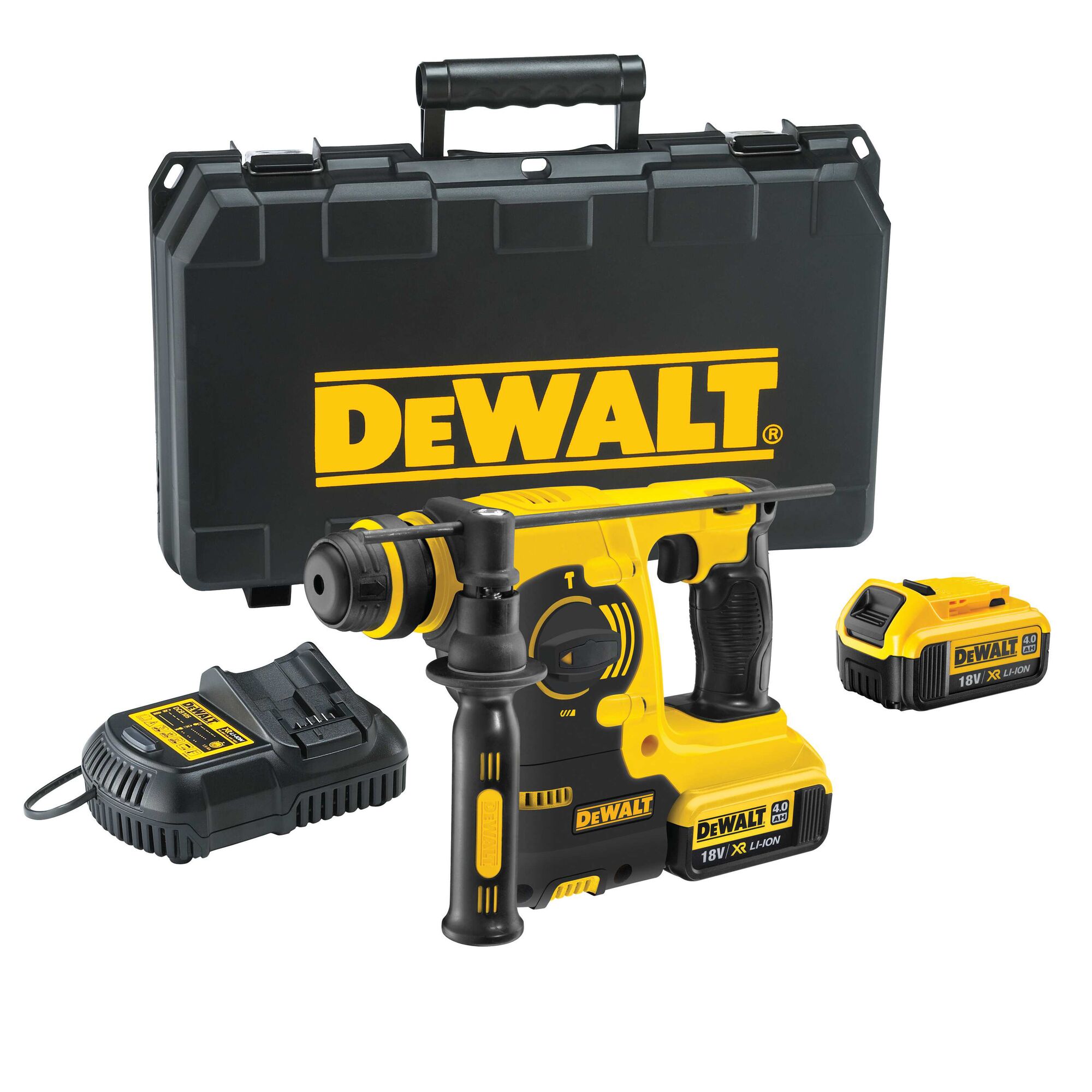 18V XR SDS Plus Hammer Drill 2 X 4 Ah 24 mm DEWALT