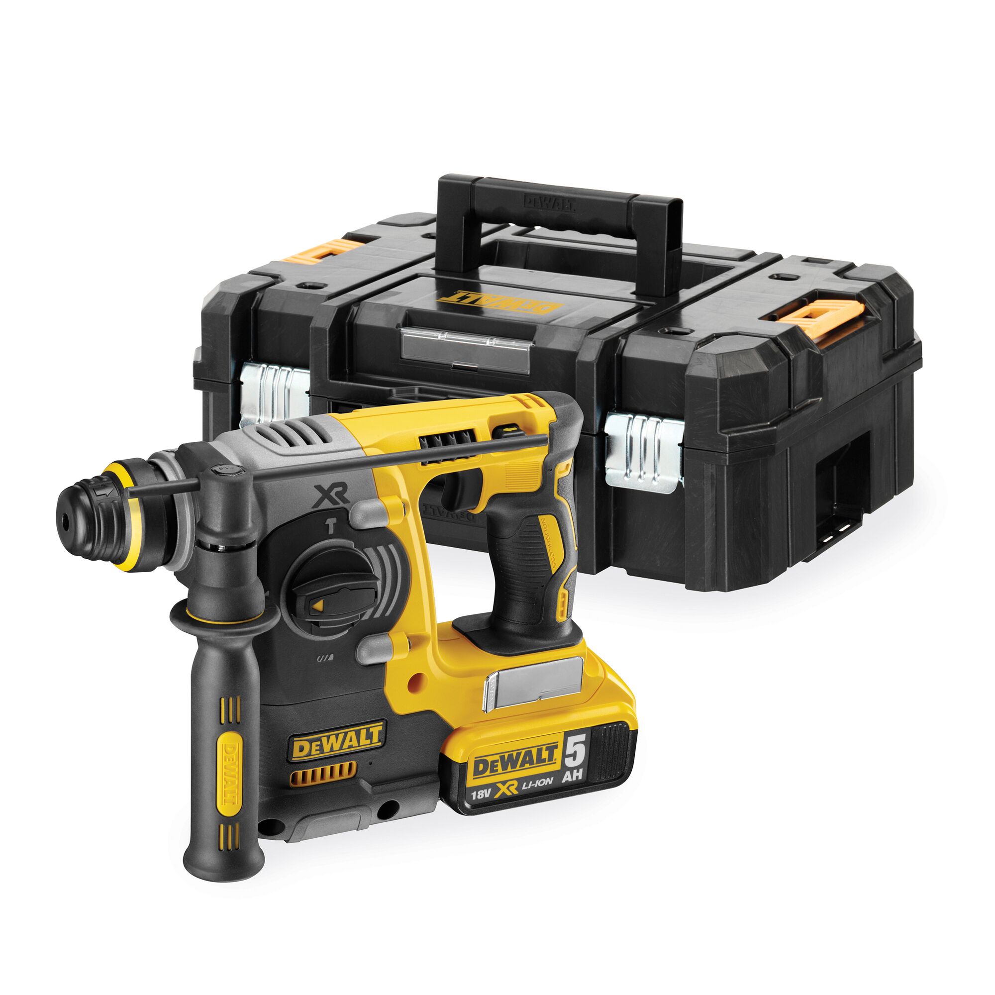 18V XR Brushless SDS Plus Hammer Drill 2 X 5 Ah 24 mm DEWALT