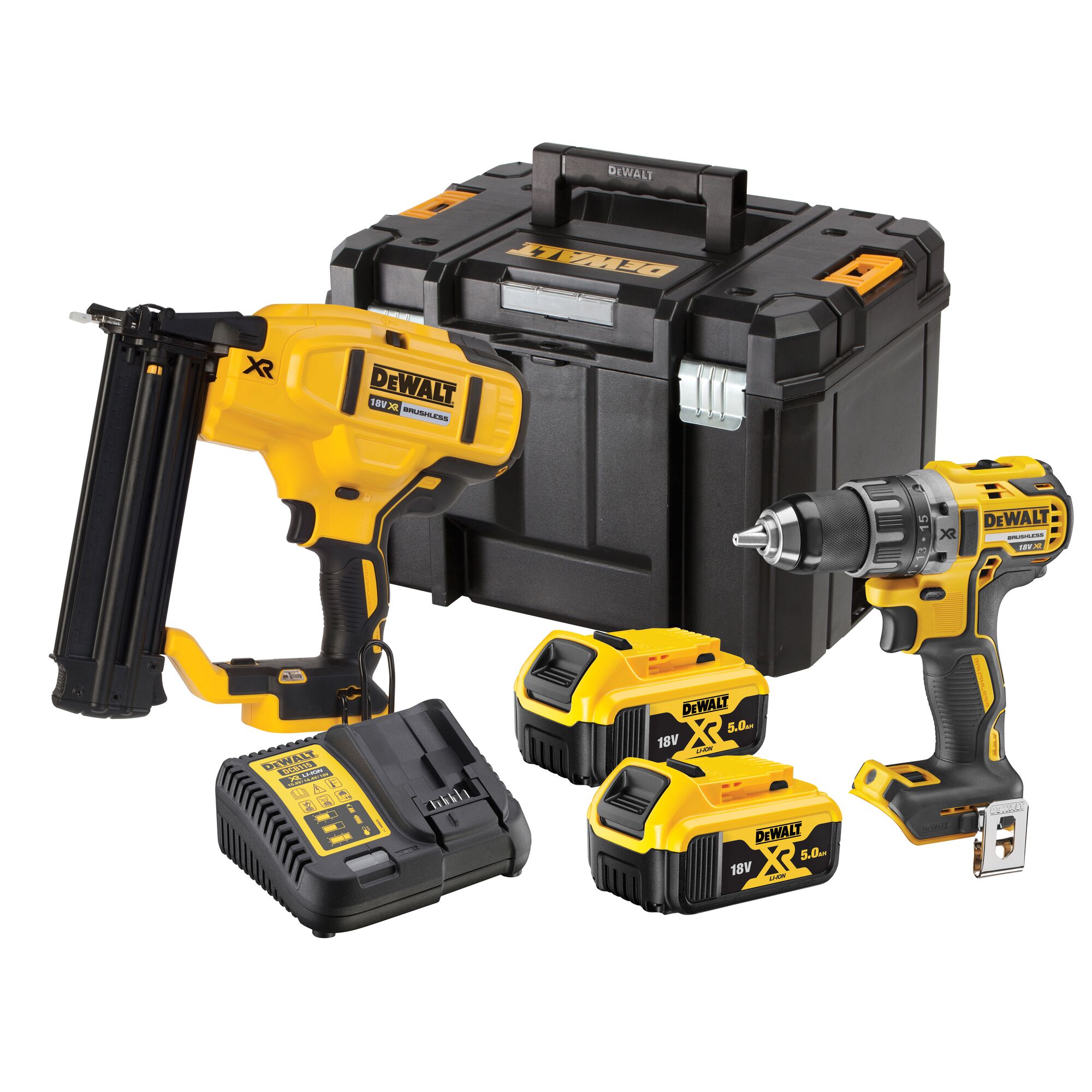 Dewalt nail gun online twin pack best price