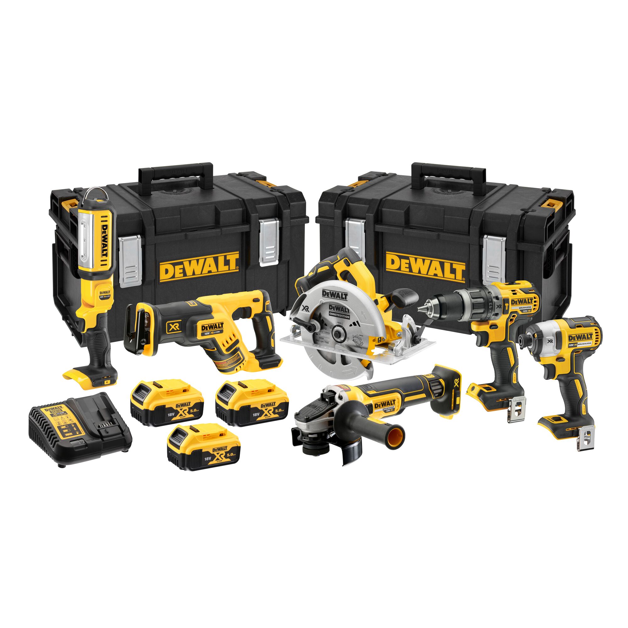 Dewalt 6 piece on sale brushless kit