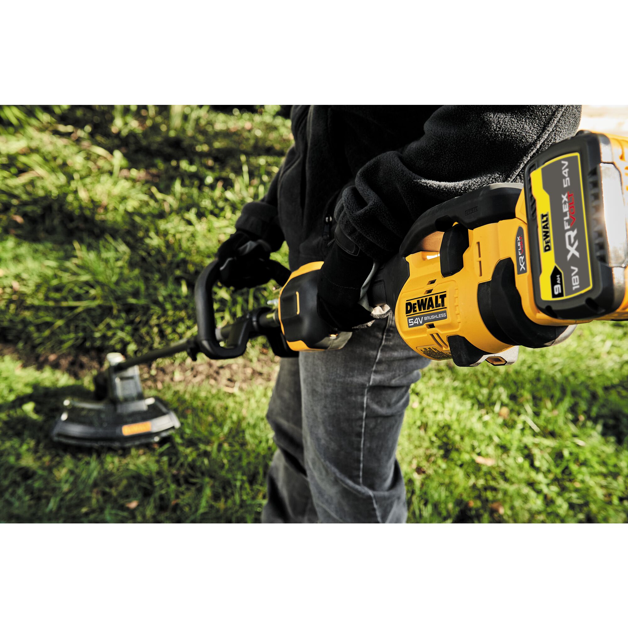 54V XR FLEXVOLT Split Boom With String Trimmer Attachment 1 X 9