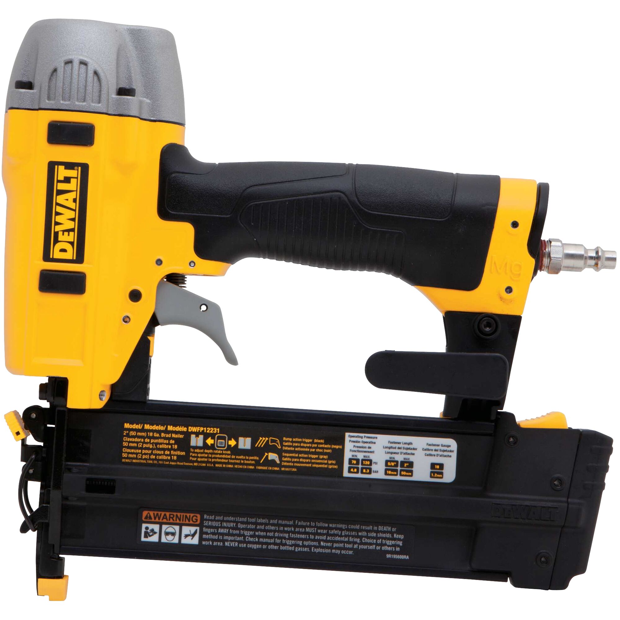 Dewalt air 2025 compressor staple gun