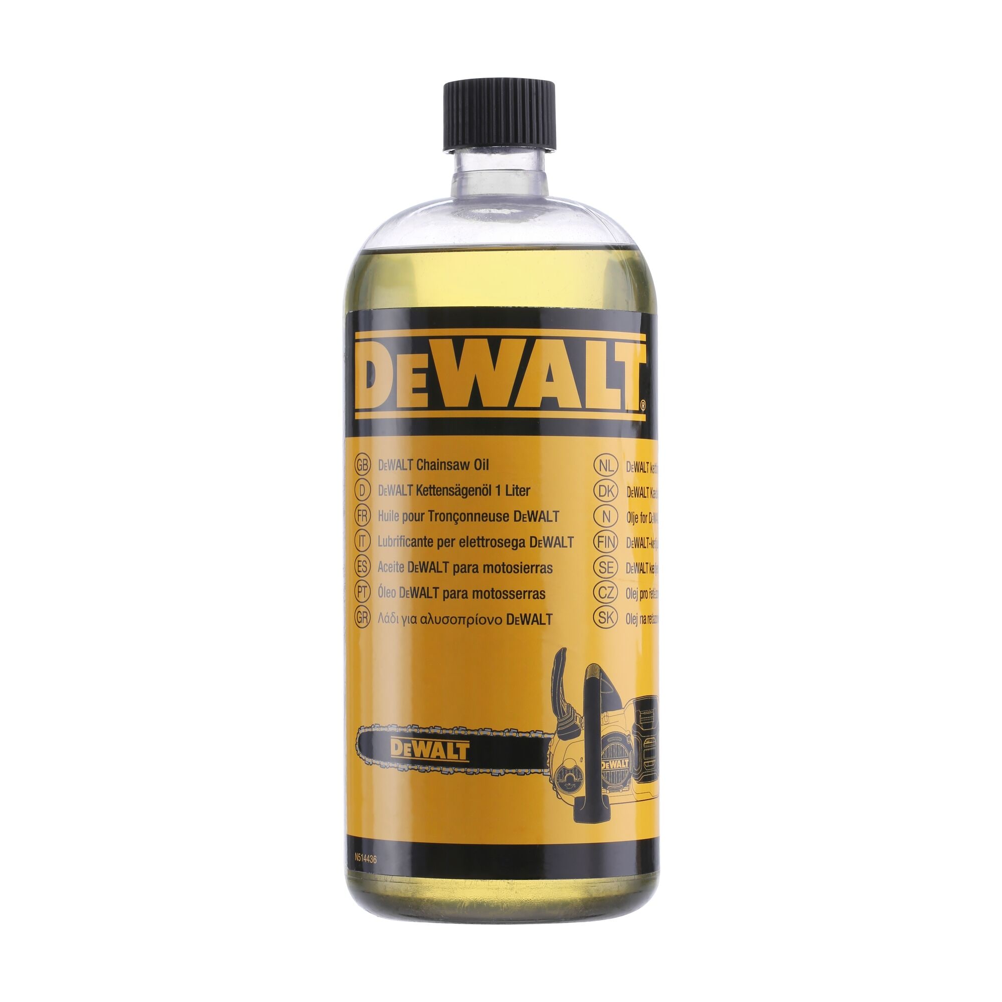 Dewalt battery 2025 chainsaw oil