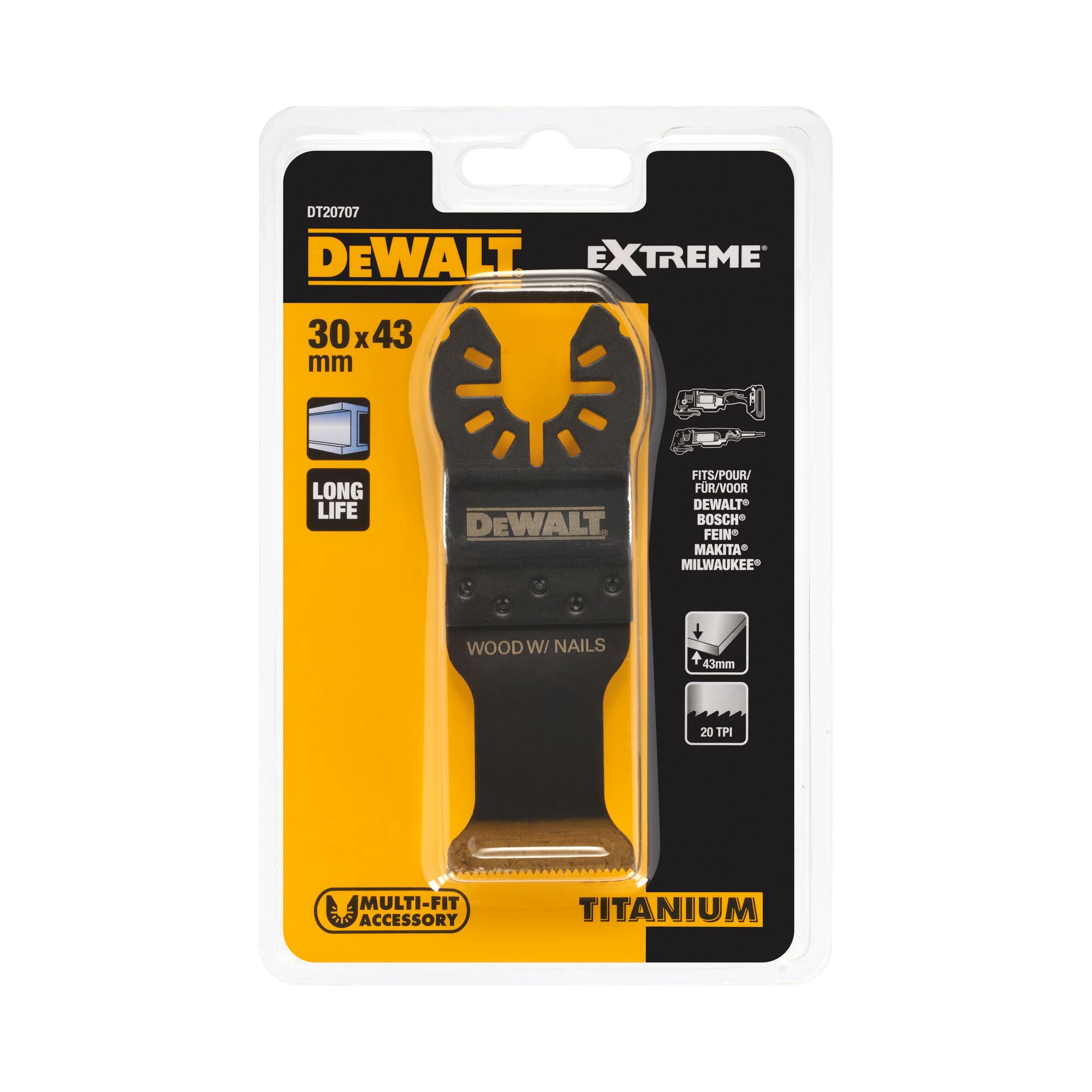 Dewalt oscillating 2024 metal blade