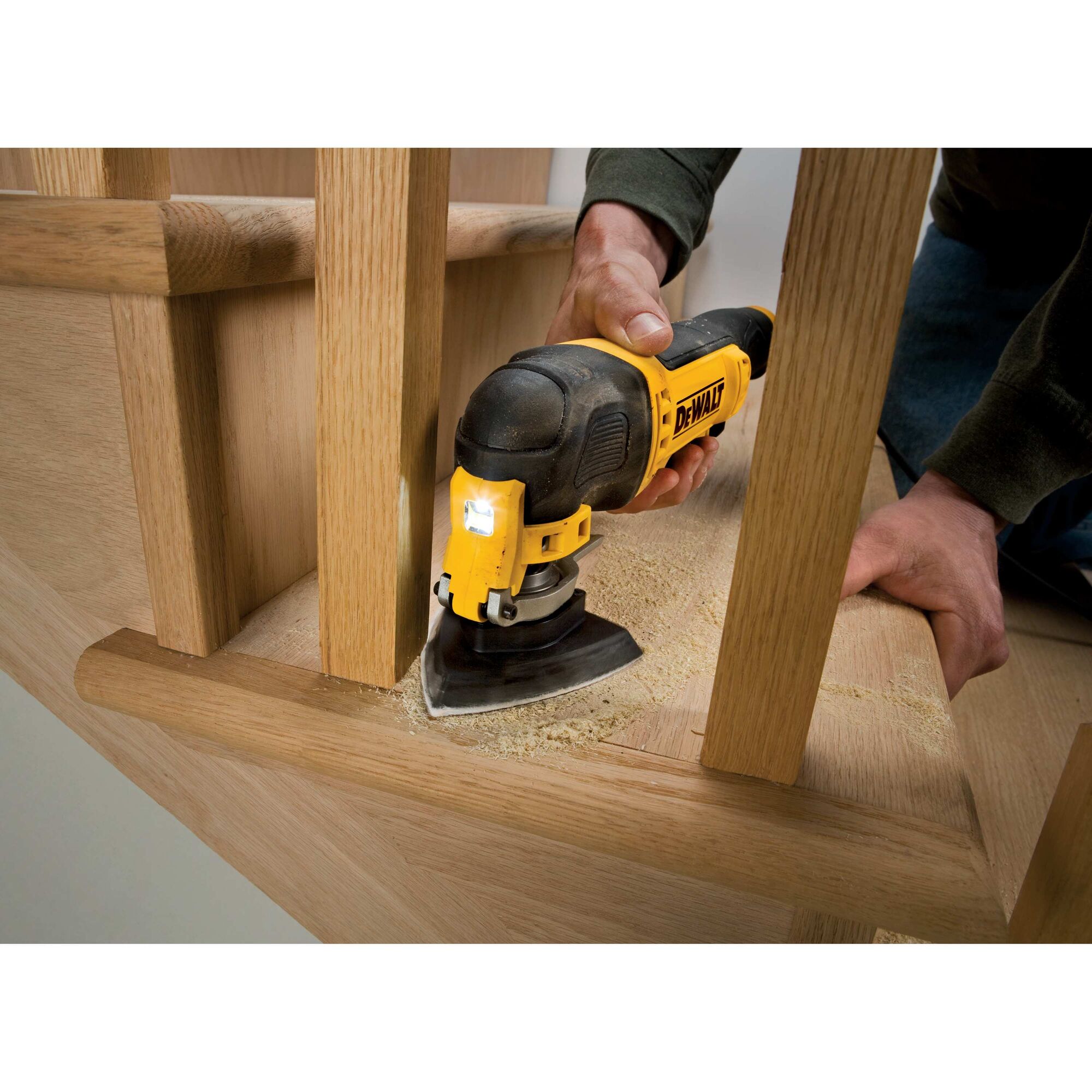 Dewalt multi tool on sale sanding head