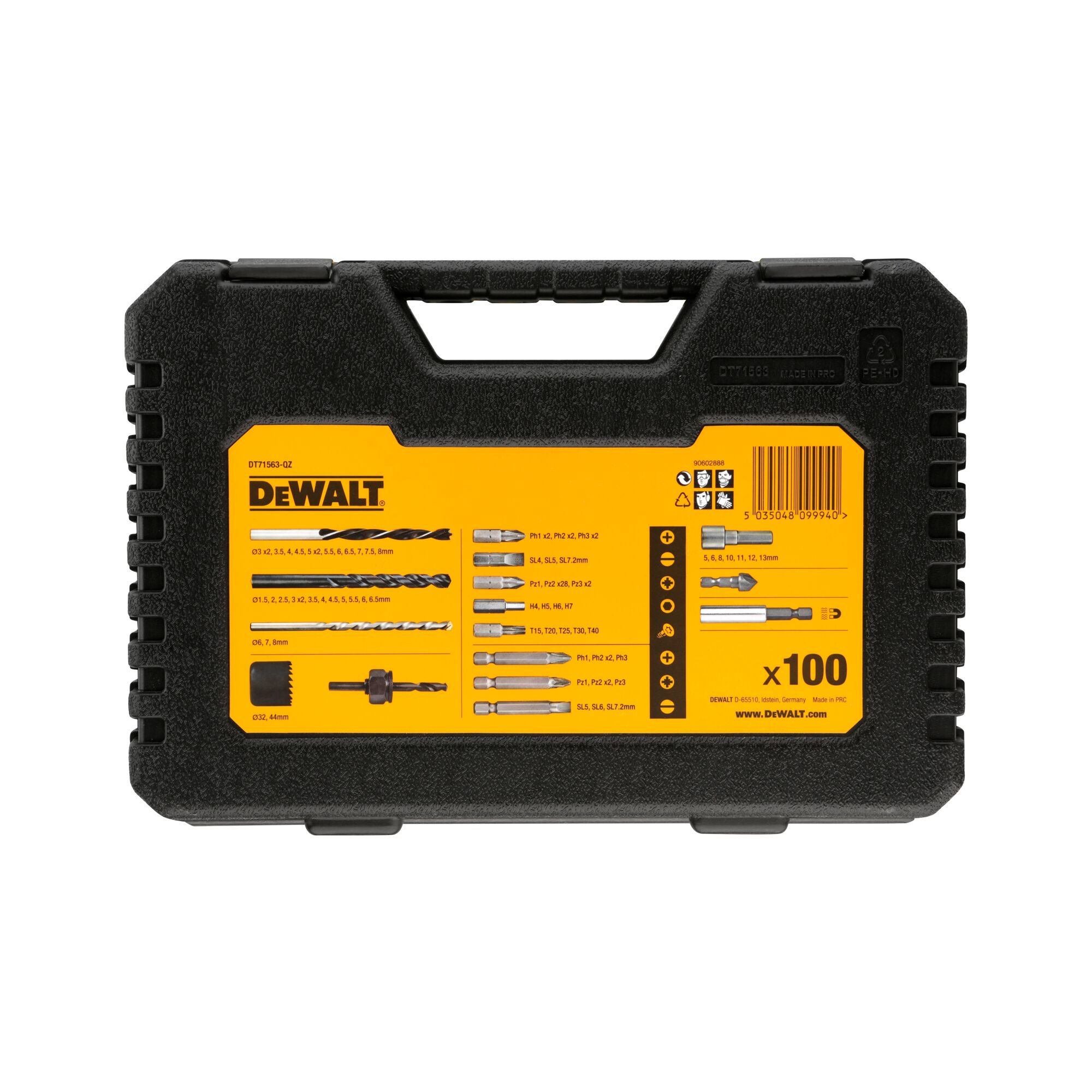 Dewalt 100 piece discount drill and drive set